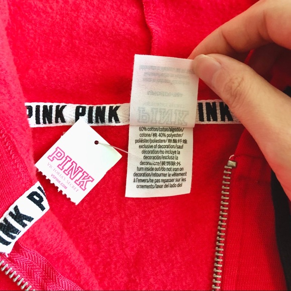 VS PINK BLING SEQUIN PERFECT TUNIC HOODIE PULLOVER - Picture 10 of 14